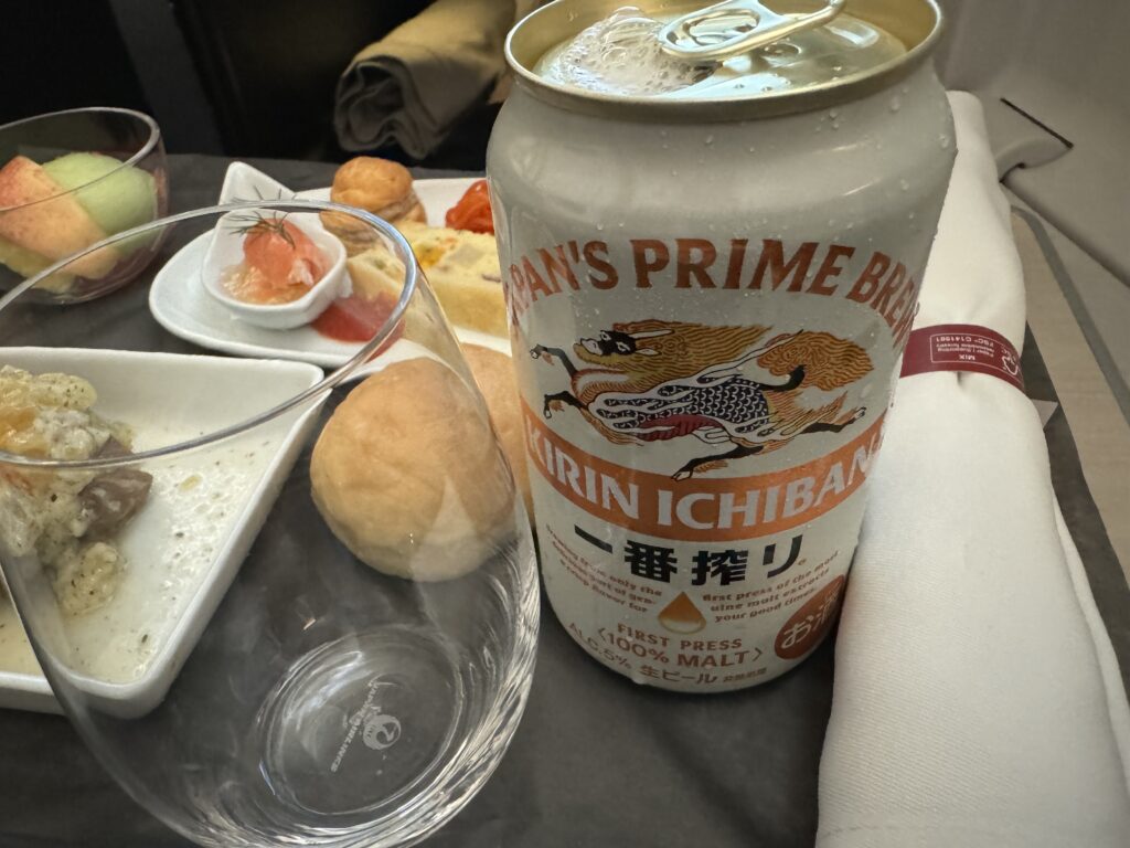 JALビジネスクラス機内食