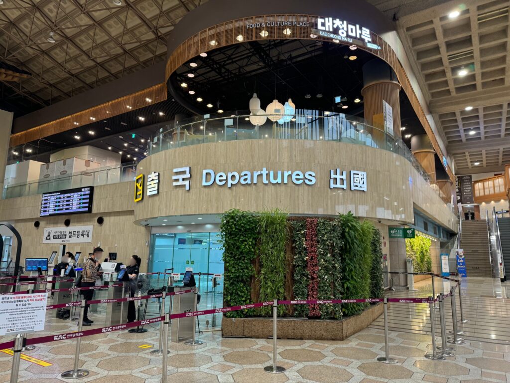 金浦国際空港 搭乗口